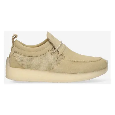 Semišové polobotky Clarks Originals x Ronnie Fieg Maycliffe béžová barva, 26170245