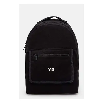 Batoh Y-3 CL Backpack černá barva, velký, s potiskem, IY4063