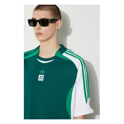 Tričko adidas Originals adidas x NTS Radio Jersey 2 zelená barva, JI5151