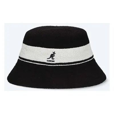 Klobouk Kangol Bermuda Bucket černá barva, K3326ST.BLACK-BLACK