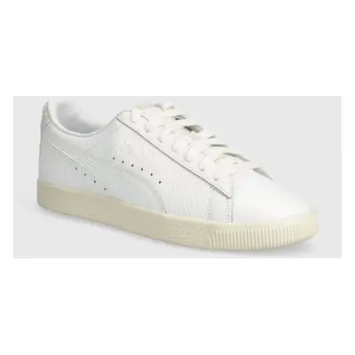 Kožené sneakers boty Puma Clyde Premium bílá barva, 394834