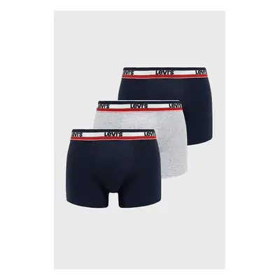 Boxerky Levi's pánské, tmavomodrá barva, 37149.0542-navygreyme