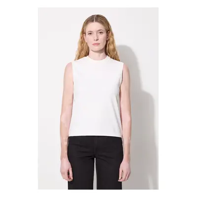 Top JW Anderson Anchor Embroidery Tank Top dámský, bílá barva, JO0216.PG0999.001