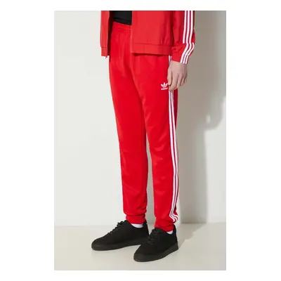 Tepláky adidas Originals Adicolor Classics SST Track Pants červená barva, s aplikací, IM4543