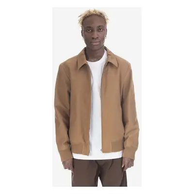 Bunda A.P.C. Blouson Gilles pánská, hnědá barva, přechodná, COFCS-H02706 CARAMEL