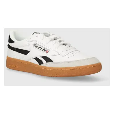 Kožené sneakers boty Reebok Classic Club C Revenge Vintage bílá barva, 100202316