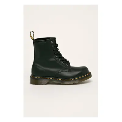 Kožené workery Dr. Martens 1460 Nappa černá barva, na plochém podpatku, 11822002