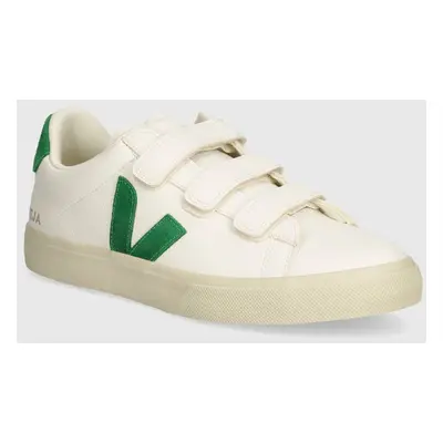 Kožené sneakers boty Veja Recife Logo bílá barva, RC0503697B