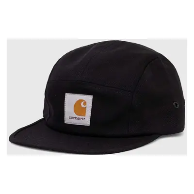 Bavlněná baseballová čepice Carhartt WIP Backley Cap hnědá barva, s aplikací, I016607-TAMARIND