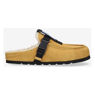 Semišové pantofle MCQ Grow-Up žlutá barva, 682023R27982001-YELLOW