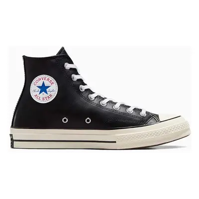 Kožené kecky Converse Chuck 70 HI černá barva, A07200C