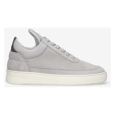 Semišové sneakers boty Filling Pieces Low Top Suede šedá barva, 10122791878