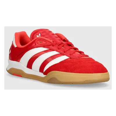 Kožené sneakers boty adidas Originals Predator Mundial červená barva, IG3990