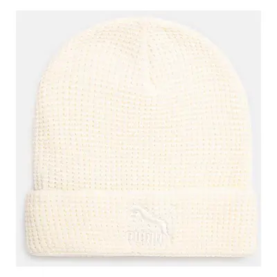 Čepice Puma Classics Mid Fit Beanie béžová barva, z husté pleteniny, 025677