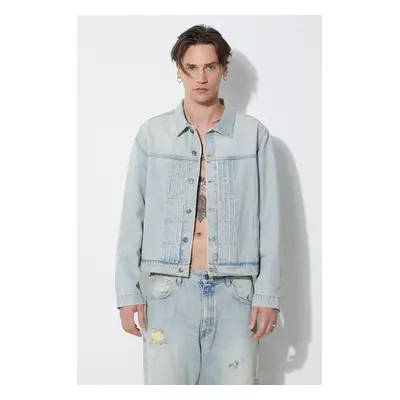 Džínová bunda 424 Denim Truck Jacket pánská, přechodná, oversize, FF4SMJ30AP-TE001.500