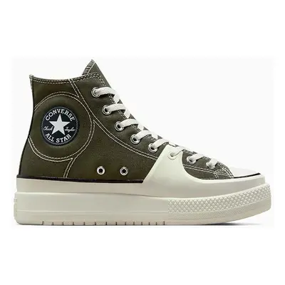 Kecky Converse Chuck Taylor All Star Construct HI zelená barva, A06618C