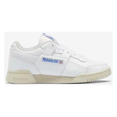 Kožené sneakers boty Reebok Workout Plus Vintag GZ4962 bílá barva, GZ4962-white