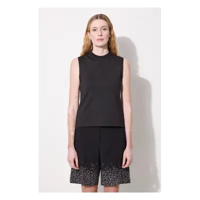 Top JW Anderson Anchor Embroidery Tank Top dámský, černá barva, JO0216.PG0999.999