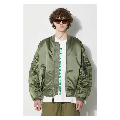 Bomber bunda Alpha Industries MA-1 UV zelená barva, zimní, 146115UV