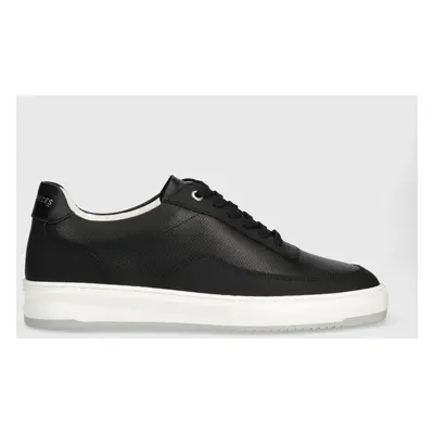 Kožené sneakers boty Filling Pieces Mondo Crumbs Coal černá barva, 46727541284