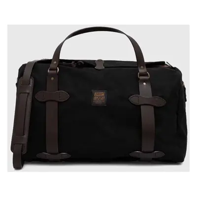 Taška Filson Duffle Medium černá barva, FMLUG0026