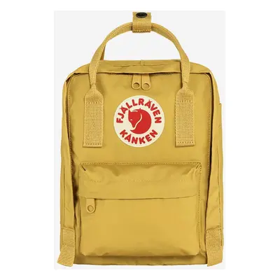 Batoh Fjallraven Kanken Mini žlutá barva, malý, s aplikací, F23561.135-135