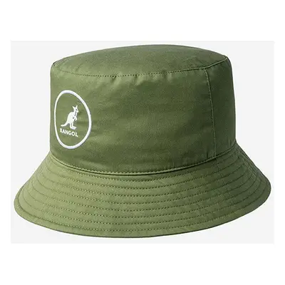 Klobouk Kangol Cotton Bucket zelená barva, bavlněný, K2117SP.OLV-OLIVE