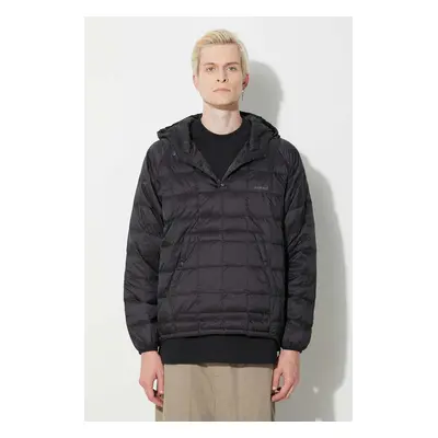 Péřová bunda Gramicci Down Pullover Jacket pánská, černá barva, přechodná, G3FU.J102.TG