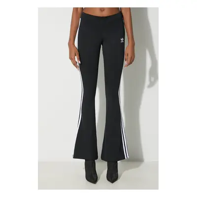 Tepláky adidas Originals Flared Leggings černá barva, s aplikací, IN1100