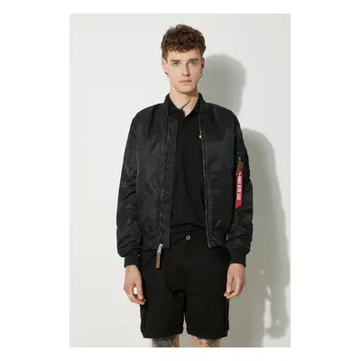 Bomber bunda Alpha Industries 191118 03 černá barva, přechodná