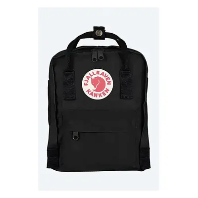 Batoh Fjallraven Kanken Mini černá barva, malý, s aplikací, F23561.550-550