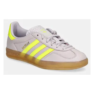 Sneakers boty adidas Originals Gazelle Indoor fialová barva, IH5492