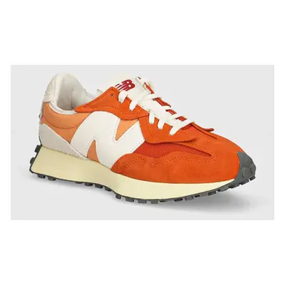 Sneakers boty New Balance 327 oranžová barva, U327WRH