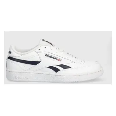 Kožené sneakers boty Reebok Classic CLUB C bílá barva