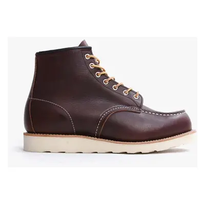 Kožené boty Red Wing Moc Toe pánské, vínová barva, 8138