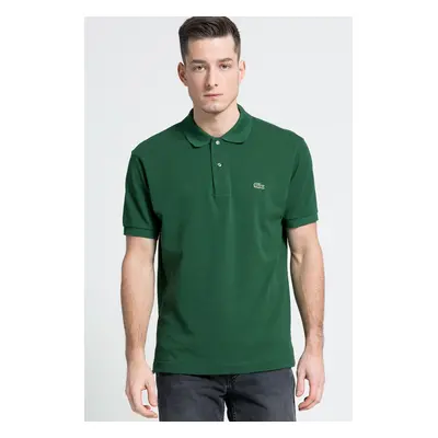 Bavlněné polo tričko Lacoste zelená barva, L1212-001