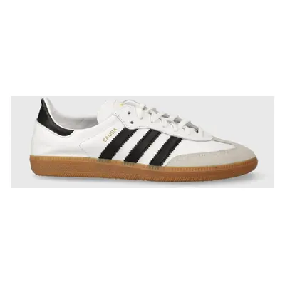 Kožené sneakers boty adidas Originals Samba Decon bílá barva, IF0642