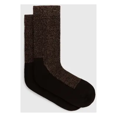 Ponožky s příměsí vlny Red Wing Socks hnědá barva, 97640.06090