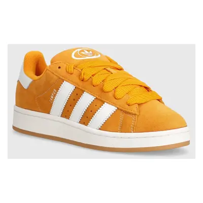 Kožené sneakers boty adidas Originals Campus 00s oranžová barva, ID1436