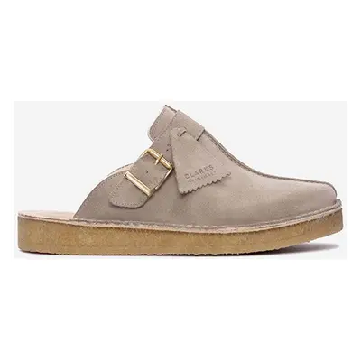 Semišové pantofle Clarks Originals Trek Mule 26168576