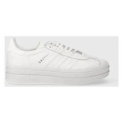 Sneakers boty adidas Originals Gazelle Bold bílá barva, IE5130