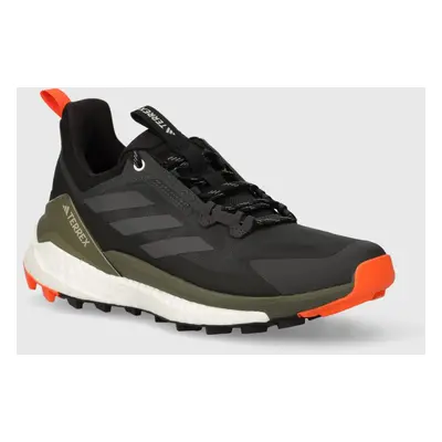 Boty adidas TERREX Free Hiker 2 Low pánské, černá barva, ID7690