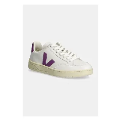 Kožené sneakers boty Veja V-12 bílá barva, XD0203678A