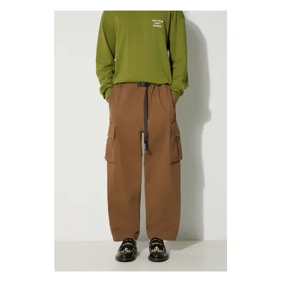 Kalhoty Manastash Flex Climber Cargo Pant pánské, hnědá barva, jednoduché, 7923910003