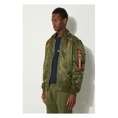 Bomber bunda Alpha Industries Falcon II 156109 257 zelená barva, přechodná, 156109.257-green