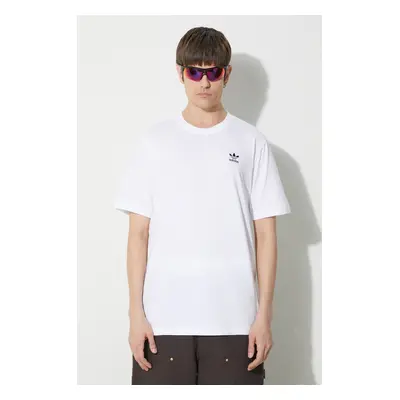 Bavlněné tričko adidas Originals Essential Tee bílá barva, s potiskem, IR9691