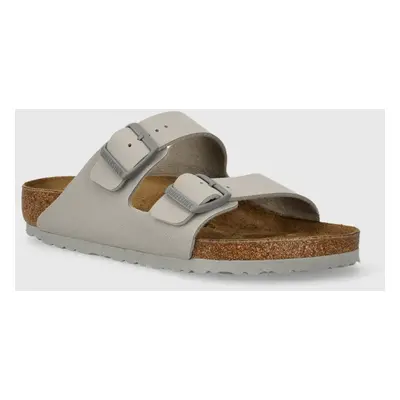 Pantofle Birkenstock Arizona pánské, šedá barva, 1027720