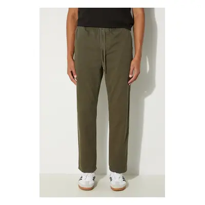 Bavlněné kalhoty Carhartt WIP Flint Pant zelená barva, I029919.666GD