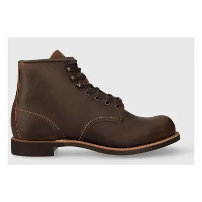 Kožené boty Red Wing Blacksmith pánské, hnědá barva, 3343