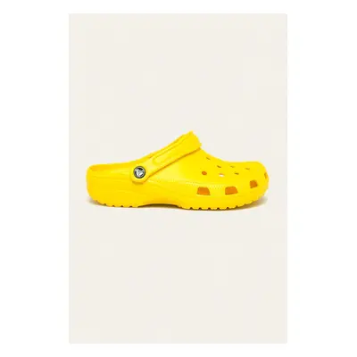 Pantofle Crocs Classic žlutá barva, 207431